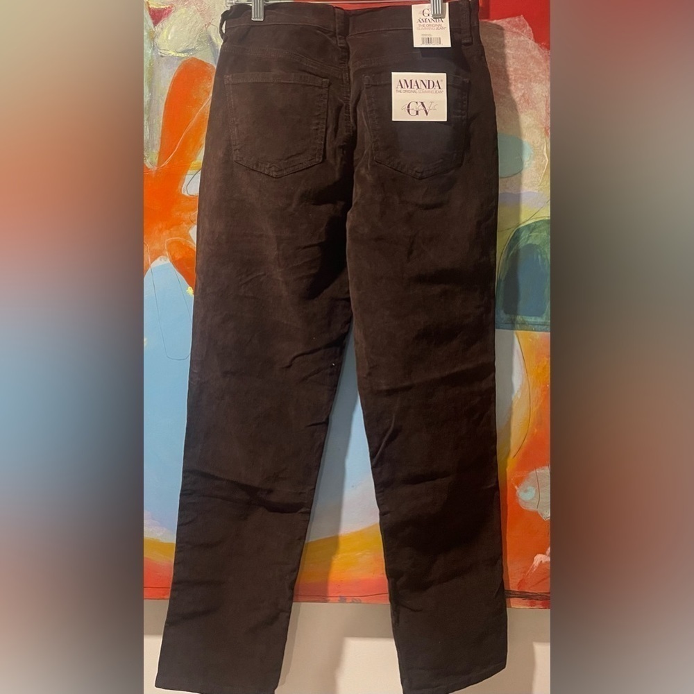 NWT Gloria Vanderbilt Pants
Women's Size 8 Amanda Brown Stretch Pockets - Picture 6 of 9